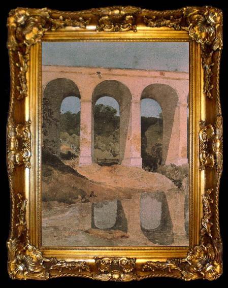framed  John sell cotman chirk aqueduct, ta009-2